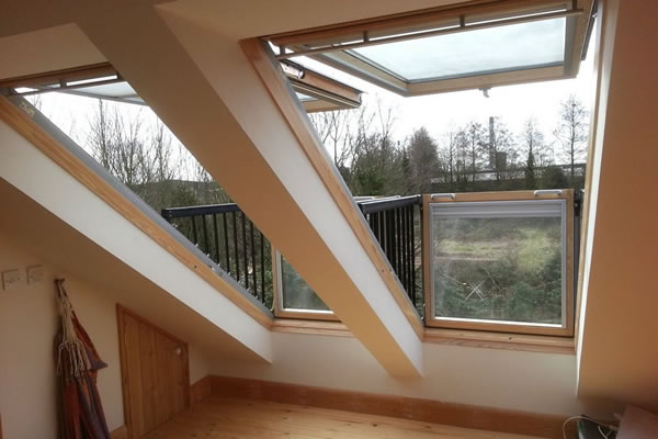 view through velux windows