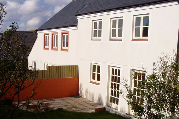 Rear of house